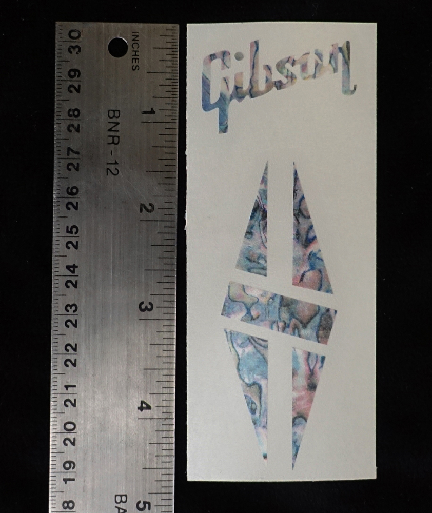 Gibson Diamond Logo Creative Cuts Inlays: Gibson Logo & Split Diamond