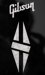 Gibson Logo & Split Diamond MOP Headstock Logo Sticker