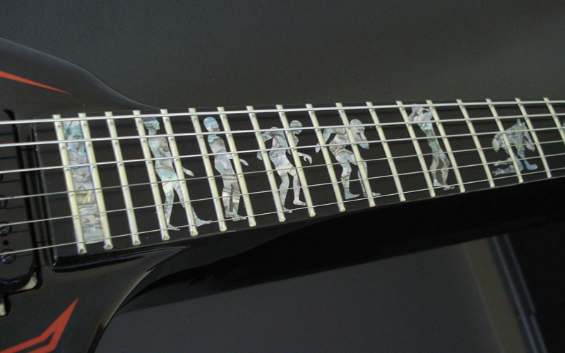 Creative Cuts Inlays Man To Wolf DOTBUSTER Guitar Inlay Stickers ABALONE