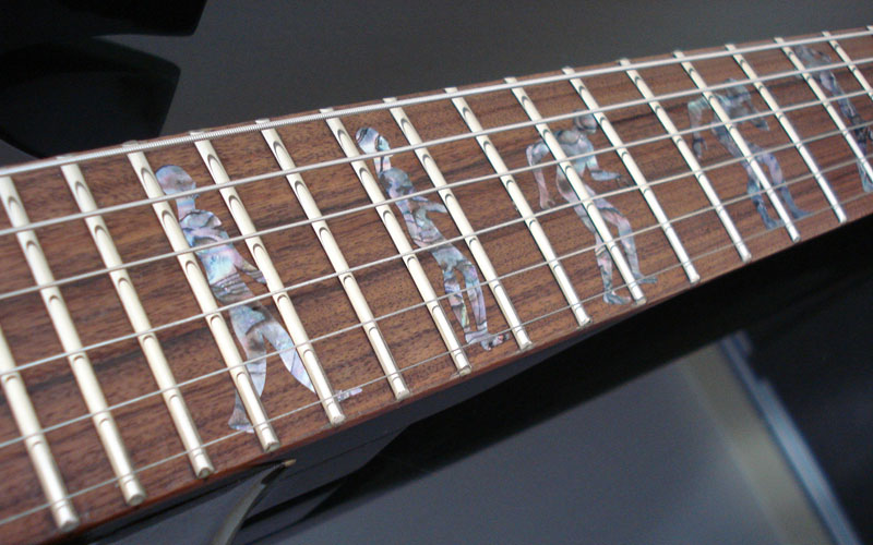 Creative Cuts Inlays Man To Wolf Guitar Inlay Stickers ABALONE