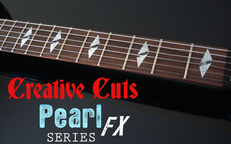 Creative Cuts Inlays: Split Diamond Guitar Inlay Stickers MOP